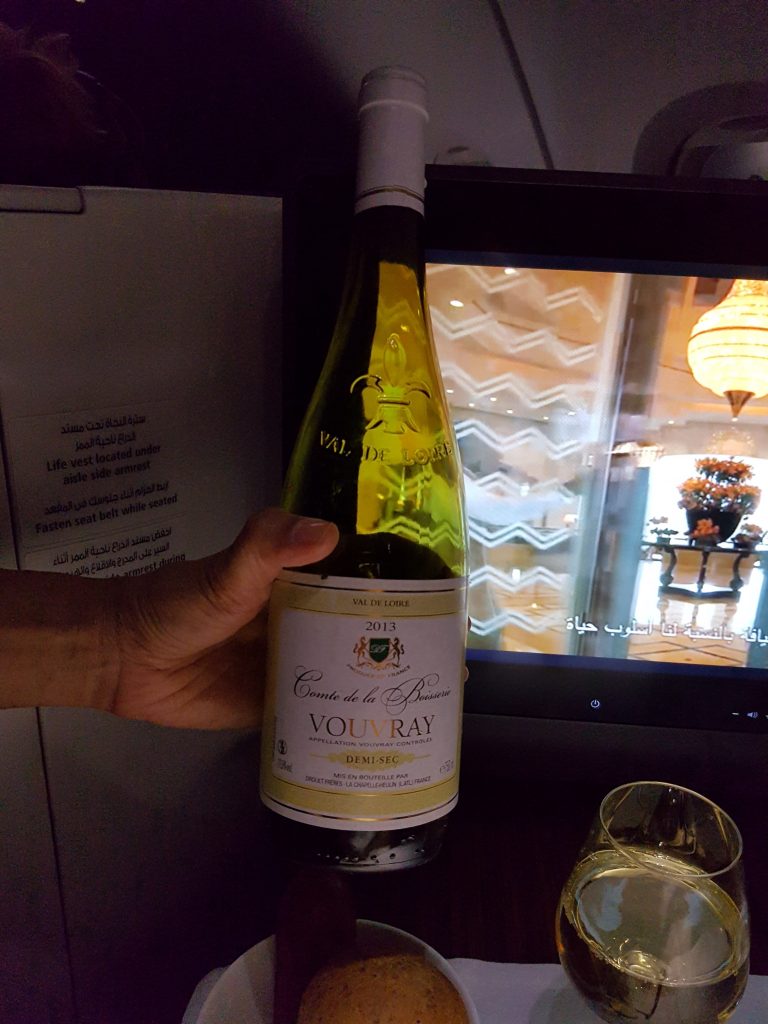 Klasa Biznes Qatar Airways A380 – wino