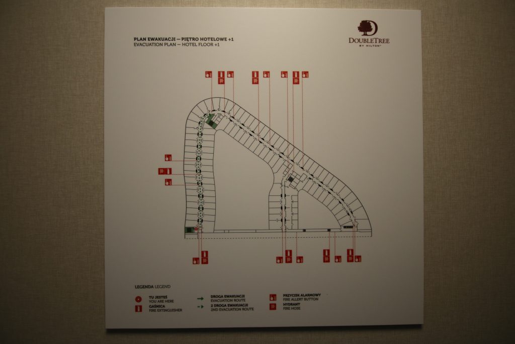 DoubleTree by Hilton Hotel, Wrocław - plan piętra